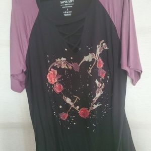 Torrid 3/4 sleeve long shirt